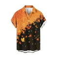 thumbnail image 2 of Awdenio Hawaiian Shirt for Men Short Sleeves Tropical Printed Casual Button Down Summer Beach Floral Shirts, 2 of 5
