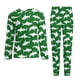 thumbnail image 5 of Pijama de tiburón blanco con silueta de animal para hombre, conjunto de pijama de manga larga moderno de 2 piezas, traje informal con gráficos para uso diario, regalo de cumpleaños, 5 of 5