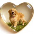 thumbnail image 1 of Adorno de escritorio de acrílico en forma de corazón transparente, ideal como regalo para peluqueros caninos o salones de belleza, 1 of 3