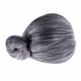 thumbnail image 4 of Bearachild Funny Old Lady Grandma Silver Gray Fancy Short Bun Party Cosplay Dress Wig Kits de decoración para fiestas, 4 of 6