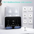 thumbnail image 3 of chauffe-biberon 7 En 1 (sans Biberon) Chauffe-lait Strilisateur Pour Bb, Chauffe-aliments Dconglation Rapide Avec Grande Veilleuse Lcd, Chauffe-b, 3 of 5
