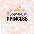 thumbnail image 4 of Inktastic Grandpa's Princess Crown and Flowers Girls Toddler T-Shirt, 4 of 5