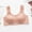 23-Orange, variant on YWDJ Bras for Women Plus Size Closure in Back Lounge Bras No Wire Comfortable Bras Wide Strap Half Cup Push up Wrap Bras Padded Comfortable Bras Button Sleep Bras Orange M