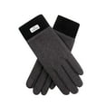 thumbnail image 2 of DPTALR Winter Women Thickened Cold-proof Wrist Lengthened Windproof Warm Knitted Gloves, 2 of 3