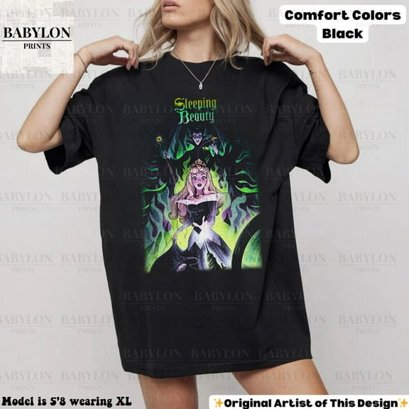 Vintage Disney Sleeping Beauty T-Shirt, Aurora Shirt, Sleeping Beauty Tee, Princess Aurora Shirt, Maleficent Aurora
