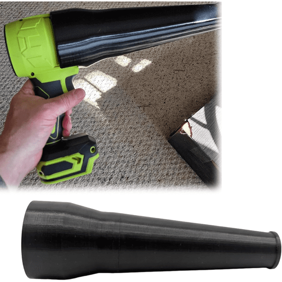 12-Inch Nozzle Extension Compatible with Seese Jet Blower, Long Reach Tapered Air Blower Attachment for Car Drying, Auto Detailing, Workshop and Home Cleaning