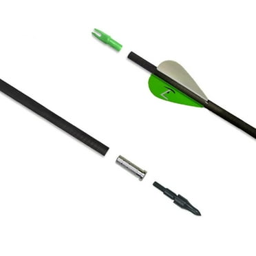 Carbon Arrow, 26"L with 2" Profile Vanes, Spine 400 Hunting Arrows 12 Pcs