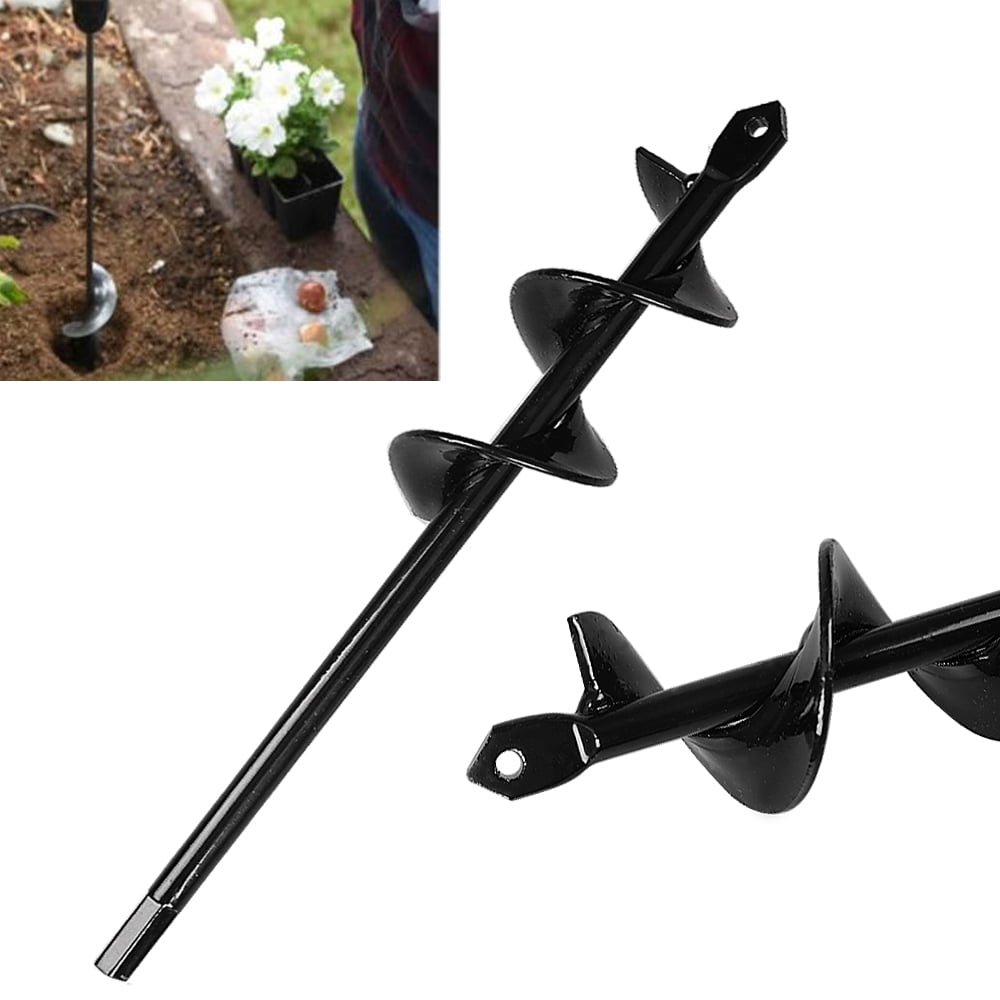 9"/18'' Planting Auger Spiral Hole Drill Bit For Garden Yard Earth Bulb Planter 9"/18'' Planting Auger Spiral Hole Drill Bit For Garden Yard Earth Bulb Planter