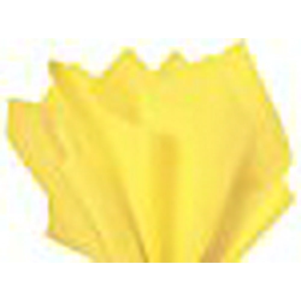 Light Yellow Tissue Paper Squares, Bulk 100 Sheets, Premium Gift Wrap