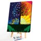 thumbnail image 1 of Cuadros Decorativos Kit de pintura por números, lienzo de bricolaje, cuadro de arte al óleo, decoración de pared (Árbol rico) Sywqhk Nuevos Originales, 1 of 1