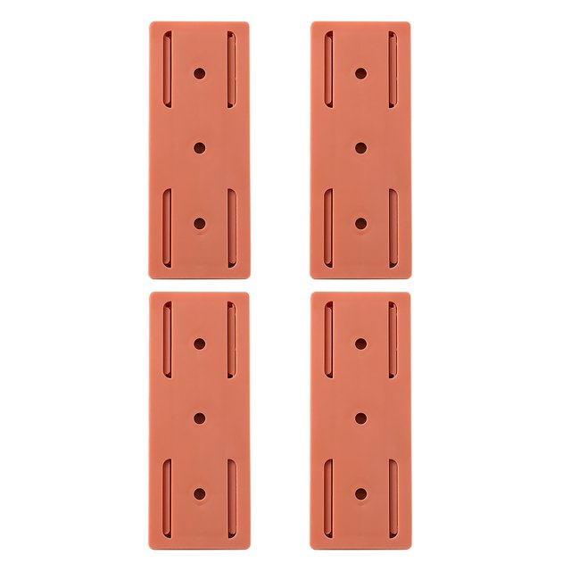 DQrwqpou 4 Uds. Soporte Almacenamiento para Tomas Corriente Montado en La Pared (naranja)