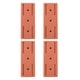 thumbnail image 4 of 4 Uds soporte de enchufe tipo inserción estante de almacenamiento de enchufes montados en la pared para oficina en casa, 4 of 6