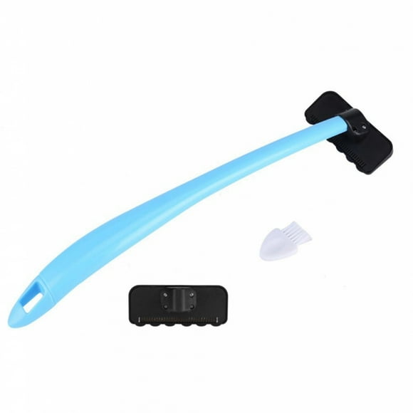 Recortadora de vello de cuchillas grandes, afeitadora manual de vello, recortadora de vello corporal para todo el cuerpo, afeitadora manual de vello de espalda, eficiencia óptima