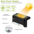thumbnail image 2 of Solarek 4Pcs Solar Powered LED Step Lights Outdoor Water-Resistant  Lamps, 2 of 6