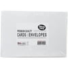 Leader Paper Products 7329006 Leader A7 Greeting Cards W/envelopes [5.25"x7.25"] 50/pkg-white