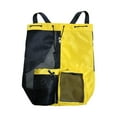 thumbnail image 2 of up to 65% off karymi Swimming Bag Mesh Drawstring Backpack with Wet Bag Beach Backpack Gym Exercise Equipment Bag Hiking Essentials Travel Essentials Mens Gifts, 2 of 6