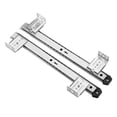 thumbnail image 4 of Bunblic Clavier Coulissant sous Bureau en Acier Robuste Matériel de Meuble avec Support Réglable en Hauteur Rails de 14 Pouces Ensemble 35mm Argent 4 Hauteurs, 4 of 8