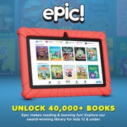 Contixo V8 Kids Tablets, Educational Tablets for Kids with Learning Apps and Kid-Proof Tablet Case, 7”, Red