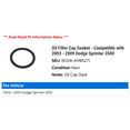 thumbnail image 2 of Oil Filler Cap Gasket - Compatible with 2003 - 2009 Dodge Sprinter 3500 2004 2005 2006 2007 2008, 2 of 2