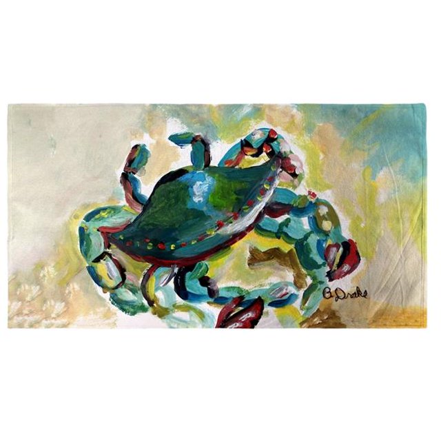 Betsydrake BT1166 Serviette de Plage Crabe Coloré