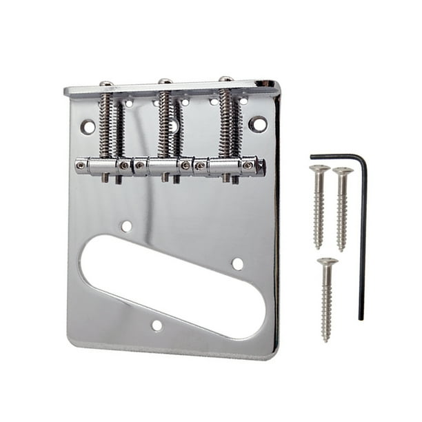 Electric Guitar with 3 Compensated Saddles for