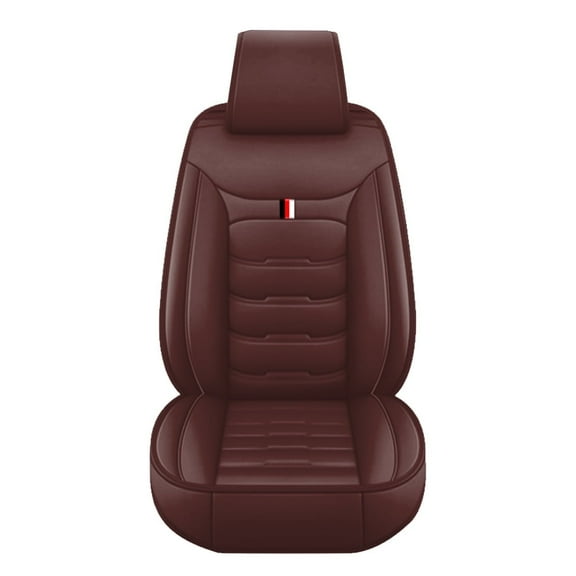 Leadwolf Front Car Seat Protectors for Mercedes-Benz for ML450 1998-2016 Premium Leather Driver Seat Protectors standard Coffee Color 1PCS