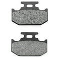 thumbnail image 1 of KMG Rear Brake Pads Compatible with 1993-1996 Kawasaki KLX 650 R - Non-Metallic Organic NAO Brake Pads Set, 1 of 4