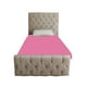 thumbnail image 5 of Cama Individual Diseño Elegante Capitoneada Beige Reinicia 21 Muebles, 5 of 5