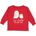 thumbnail image 3 of Inktastic My Auntie Loves Me owl Boys or Girls Long Sleeve Toddler T-Shirt, 3 of 5