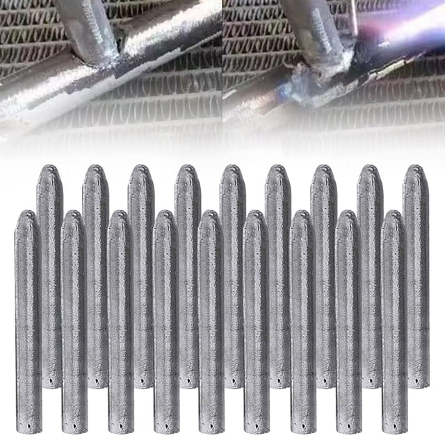 18Pcs Low Temperature Universal Welding Rods Sticks Metal Melt Low Melt Solder Pipe Tools Electrode Aluminum Rod for Stainless Steel Iron,Beginner and Pro