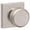 Satin Nickel, variant on Schlage F10BWE622COL Bowery Passage Door Knob Set - Black