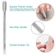 thumbnail image 1 of Doble herramienta profesional de acero inoxidable de doble punta manicura pedicura uñas, 1 of 2