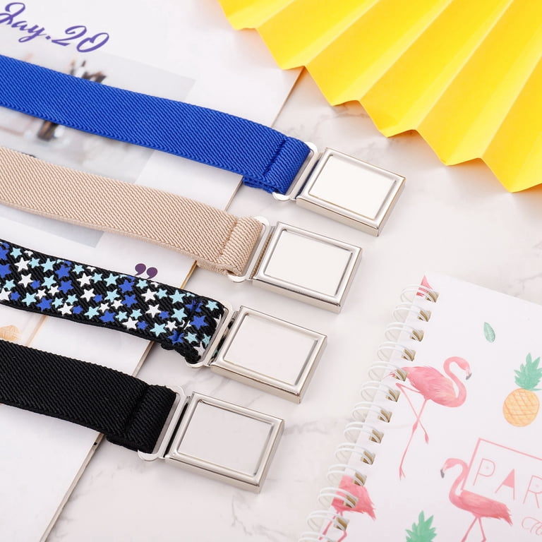 Qweryboo Kids Stretch Belt, 4-Pack Adjustable photo 4