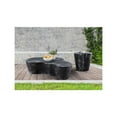 thumbnail image 4 of Meridian Furniture Monza Black Indoor/Outdoor Concrete Coffee Table, 4 of 8