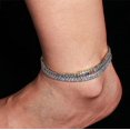thumbnail image 3 of Pulsera de tobillo de cristal YONGSHENG 4 Uds tobilleras elásticas de tenis con diamantes, 3 of 5