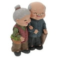 thumbnail image 3 of HOMEMAXS  Elderly Couple Figurines Ornaments Lovers Bridegroom, 3 of 8