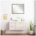 thumbnail image 6 of Amanti Art Salon Scoop Silver Beveled Wood Bathroom Wall Mirror, 6 of 10