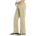 thumbnail image 5 of Real School Girls School Uniform Flat Front Low Rise Pants, Sizes 4-16 & Plus, 5 of 6