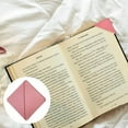 thumbnail image 2 of Leather Corner Bookmark, 6 Pcs Square Page Book Marks for Women, Kids, Book Accessories for Reading Lover, Cute Handmade Book Reading Gift for Book Lovers 1.8", 2 of 8