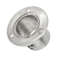 thumbnail image 3 of Stainless Steel Closet Pole Socket Rob for Install Closet Use Silver Durable Round Rod End Supports 32mm, 3 of 8