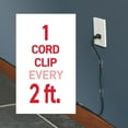 thumbnail image 3 of Command Clear Round Cord Clips, 4 Clips, 5 Strips, 3 of 9