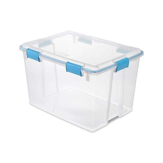 sterilite 80 quart plastic home storage gasket box container