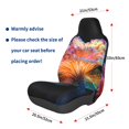 thumbnail image 3 of Wukai Bioluminescent Underwater Flower Full Set Car Seat Covers with Soft Padding Universal Auto Front Seats Protector and Cushion Mat, 3 of 5