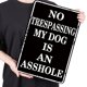 thumbnail image 2 of Placa Metal Vintage Advertencia Perro Pintura Hierro Rectangular Del Pared 30x40m, 2 of 9