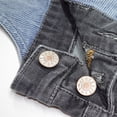 thumbnail image 6 of KIDSCOOL SPACE Baby Little Boys Slim Fit Jeans,Toddler Ripped Bib Pocket Fashion Denim Overalls,Grey,2-3 Years, 6 of 7