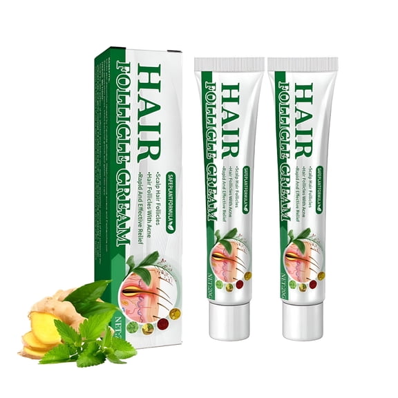 RAGUPEL Folliculitis Treatment Cream for Body Acne, Hair Follicle Care for Head & Back, Skin Inflammation & Itching Relief, Stain Remover, 2Pcs Makeup Organizers