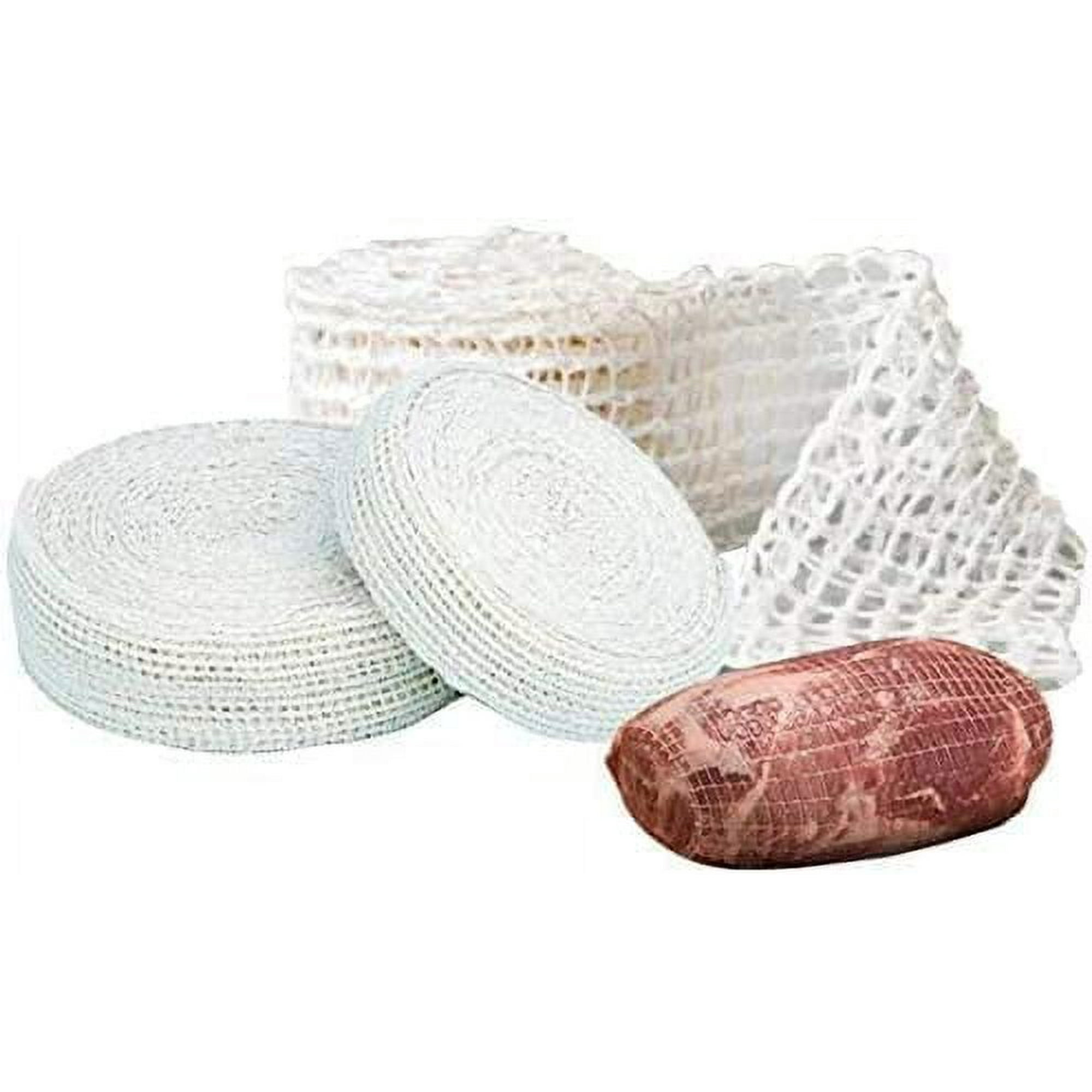 HSHDLDF 5m Meat Netting Roll,Size 18,Elastic Smoked Meat Poultry