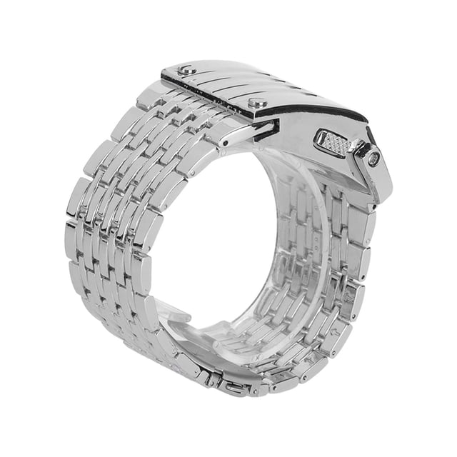 RELOJ DE ALEACIÓN, COMODO RELOJ Electronic de Lanzamiento Rápido de Moda para Hombres para Negocios para Diariamento