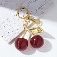 thumbnail image 4 of Cherry Bag Charm Keychain - Cute 3D Red Cherry Purse Handbags Key Chain - Sweet Fruit Charm Gift for Women, 4 of 9