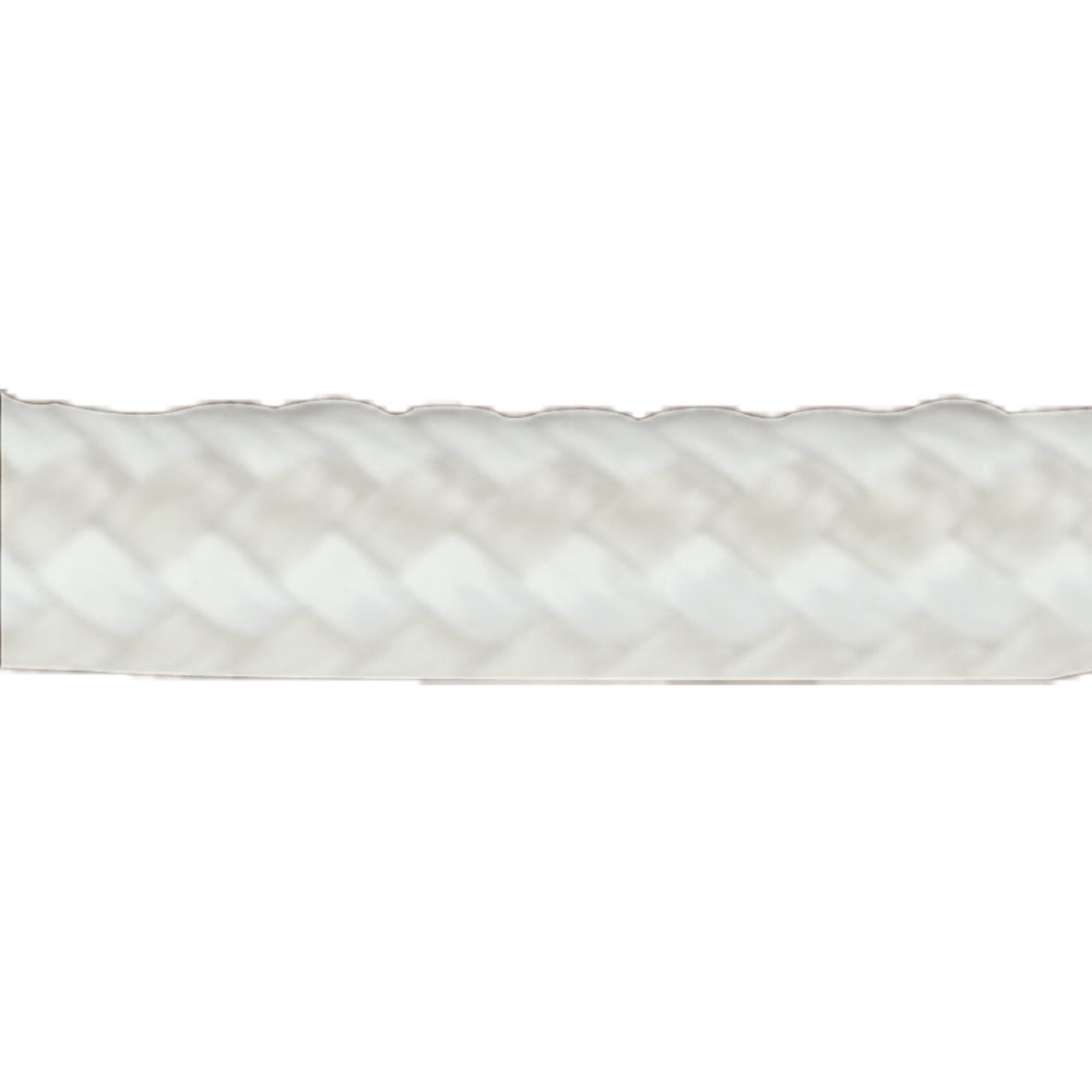 White Northern Wholesale Supply Inc 1/4 x 600 White 1/4 x 600' Boating Sea Dog 302106600WH Double Braided Nylon Rope Spool